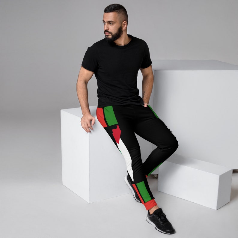 Fifth Degree™ Palestine Men's Joggers Freedom Clothing All Over Print Sweatpants Outfit