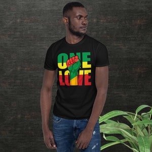 Fifth Degree™ One Love Rastafari Rasta grafische reggae-T-shirt