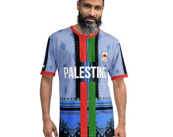 Fifth Degree™ Palestine Football Shirt Freedom Clothing All Over Print Jersey T-Shirt Unisex Outfit Fashion