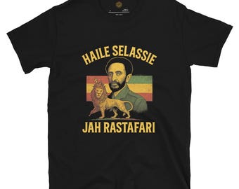 Haile Selassie I Lion of Judah Shirt – Rasta Reggae Rastafarian T-Shirt for Roots Culture Lovers | Fifth Degree™