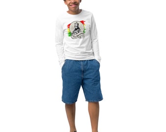 Fifth Degree™ King Alpha and Omega Haile Selassie Youth Rastafari Long Sleeve Tee