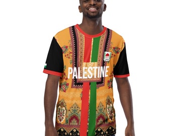 Fifth Degree™ Palestine Football Shirt Freedom Clothing All Over Print Soccer Jersey T-Shirt Unisex Outfit Fashion