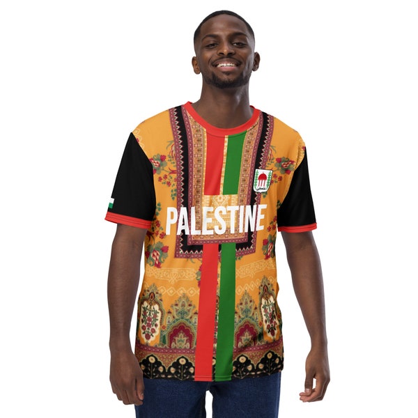 Maillot de football Palestine Fifth Degree™ Freedom Clothing, imprimé intégral, t-shirt en jersey de football, tenue unisexe à la mode