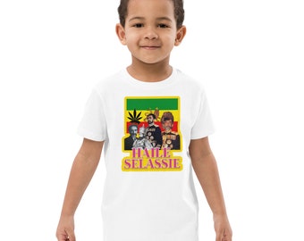 Fifth Degree™ Haile Selassie Rastafari Organic Cotton Kids T-shirt