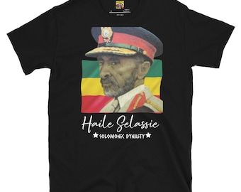 Fifth Degree™ Haile Selassie T Shirt Ethiopia Jah Ras Tafari Makonnen Reggae