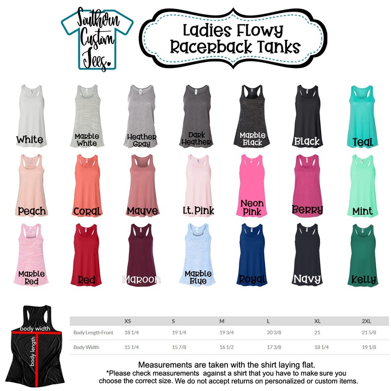 Custom Tank Top, Custom Glitter Racerback Tank, Design Your Own Tank, Your Text Here, Personalized Glitter Shirt image 2