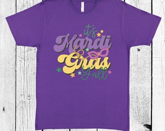 Adult It's Mardi Gras Y'all Shirt, Mardi Gras Tshirt, Mardi Gras Parade Shirt, Adult Mardi Gras Shirt, Ladies Mardi Gras Shirt, Fat Tuesday