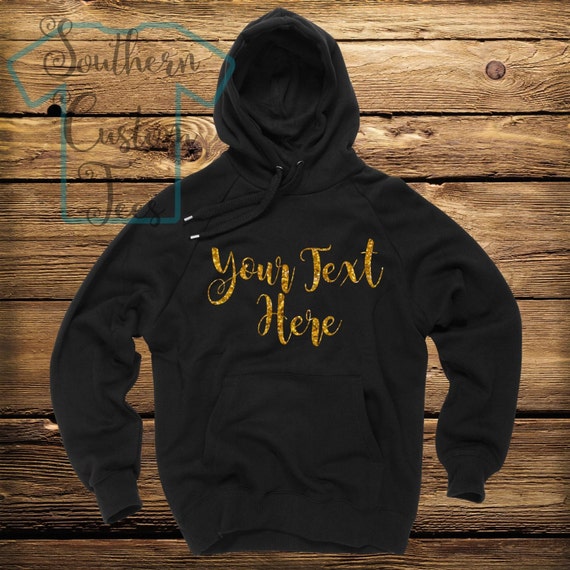 customise your hoodie