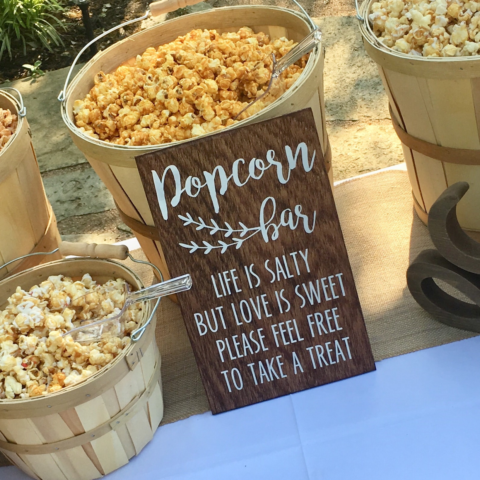 Popcorn Bar Schild Hochzeit Party Holzschild Etsy.de