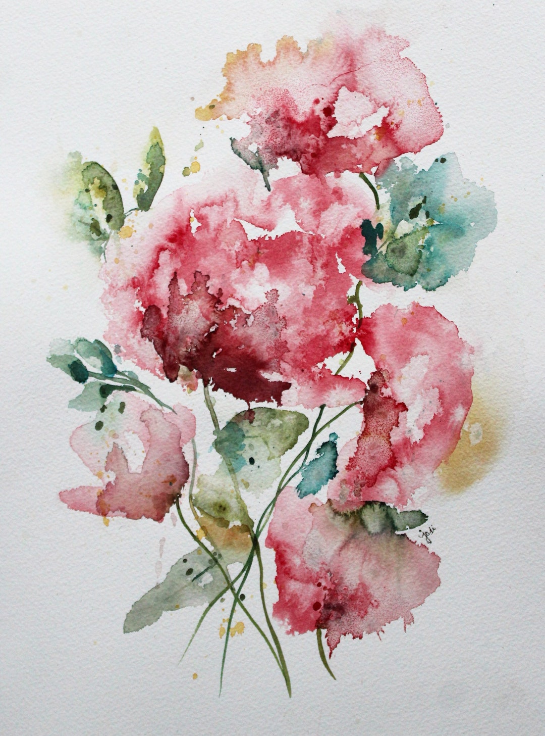 本33／Painting Fresh Florals in Watercolor 本33／Painting Fresh Florals in Watercolor