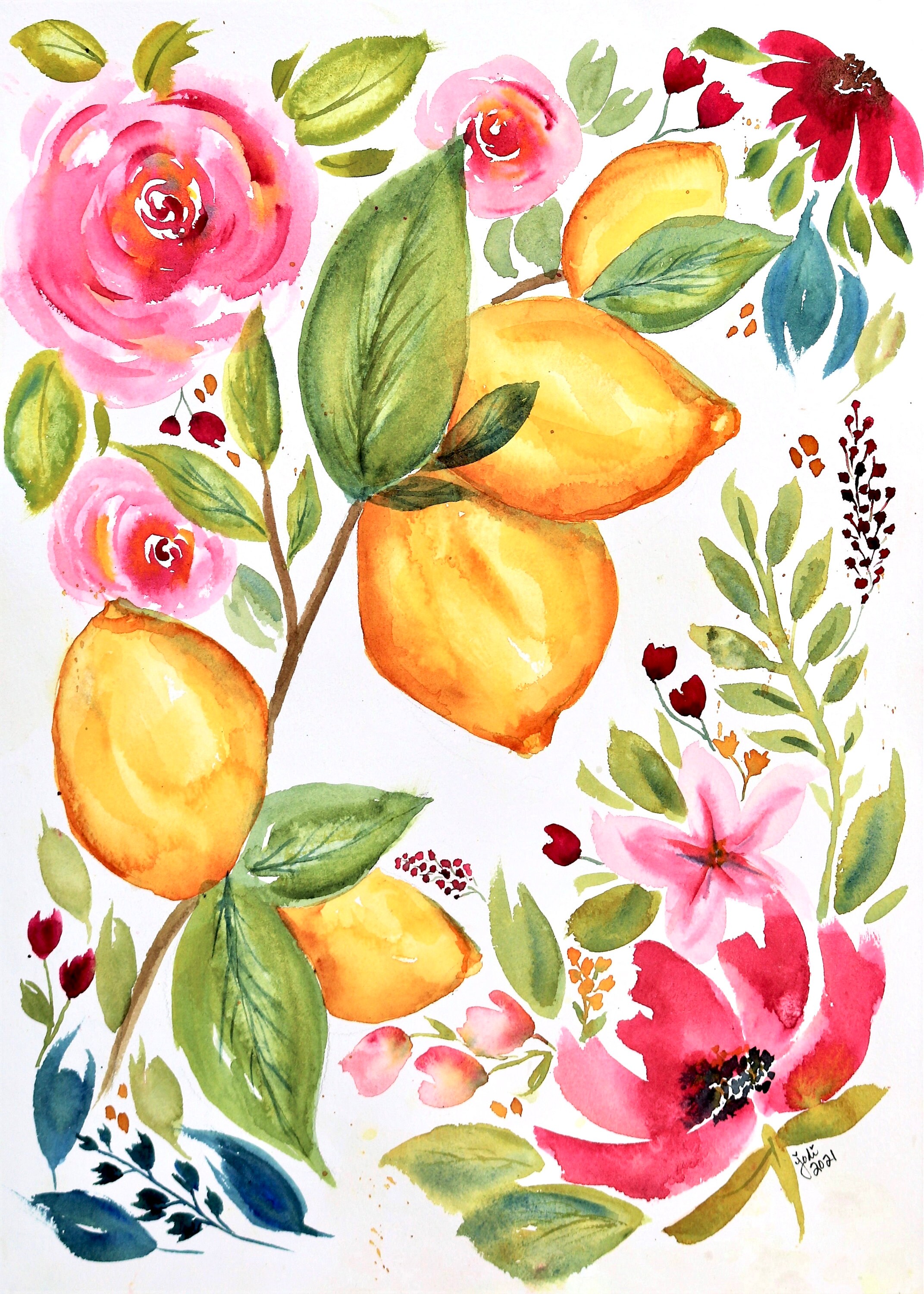 本33／Painting Fresh Florals in Watercolor 本33／Painting Fresh Florals in Watercolor 本33／Painting Fresh