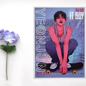 TXT Yeonjun IT BOY magazine cover art - A5/A4 print