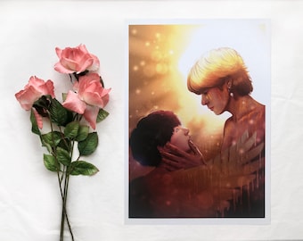 Icarus and the Sun - Taegi - Taehyung - Yoongi - A5/A4 print - BTS fanart - Bangtan Sonyeondan - 방탄소년단