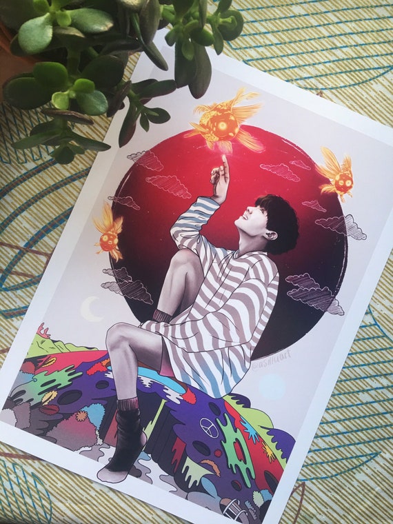 Jhope Hoseok Hope World A5 Print Bts Fanart Etsy Jhope Hoseok Hope World A5 Print Bts Fanart Etsy