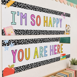 Teacher Classroom Banner Welcome Back To School Banner First Day Of School Decor Meet The Teacher Classroom Decoration Printable Sign