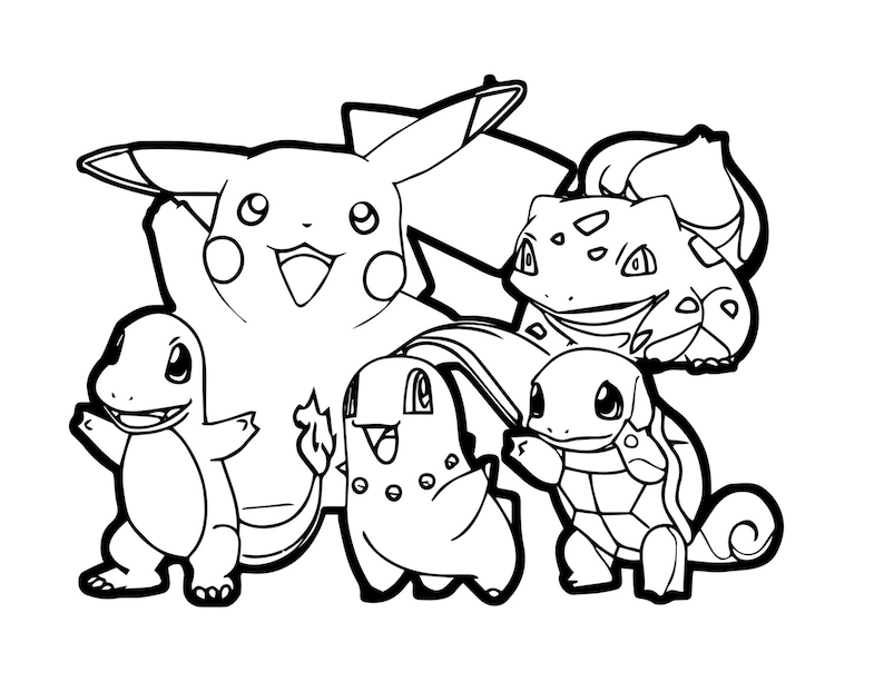 Pokemon Go Coloring Pages