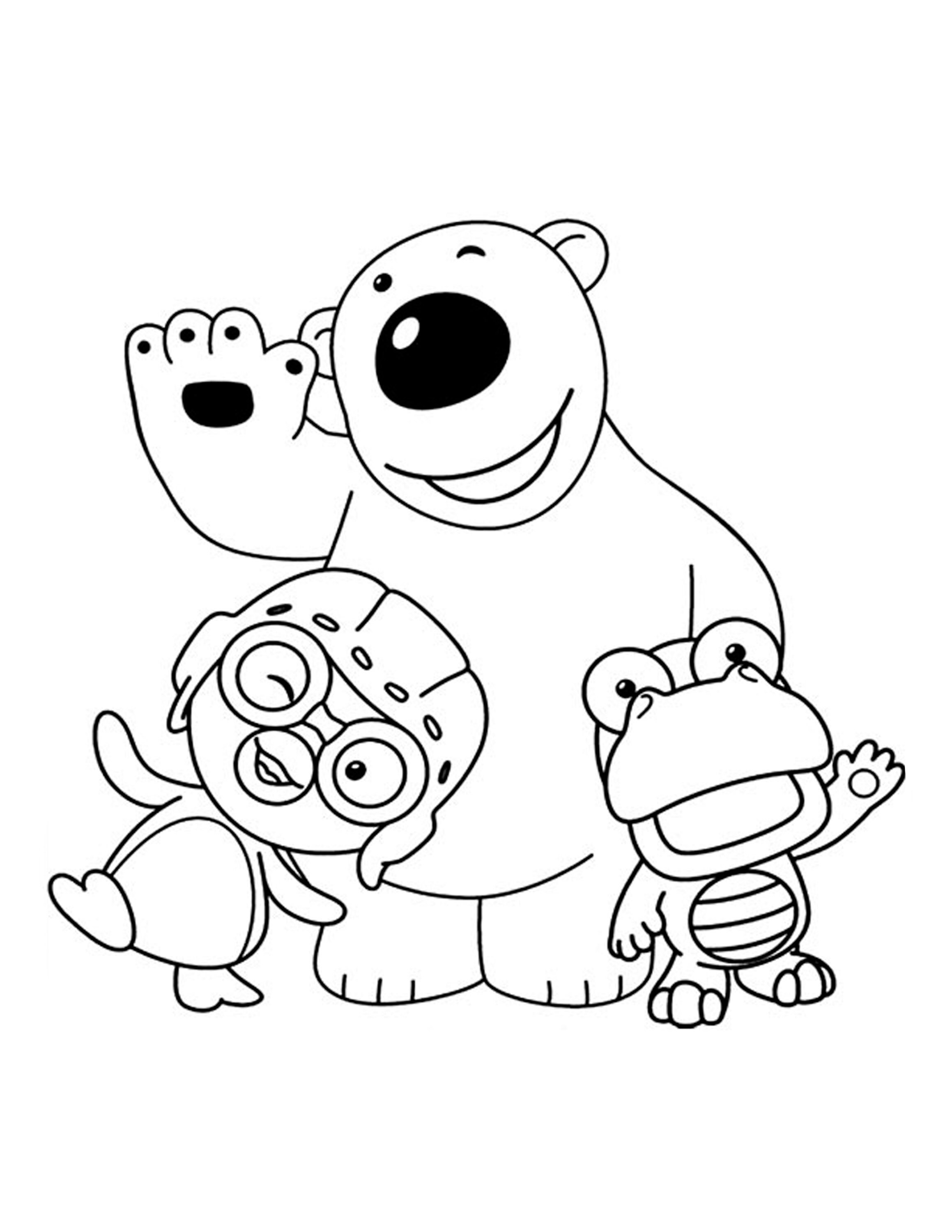 Pororo the Little Penguin 55 Coloring Page. | Etsy