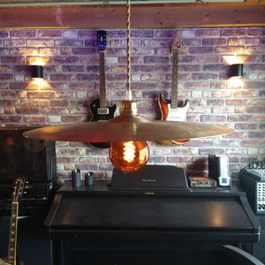 Pendant lamp Cymbal Amedia With Redcopper Filament lamp