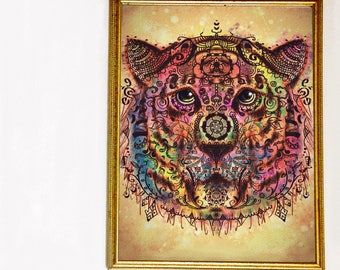 Tiger Digital Painting Mandala Art Print Digital Download