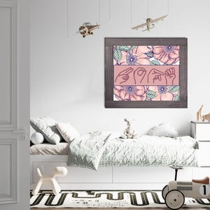 ASL Home Decor Sign Language Wall Art