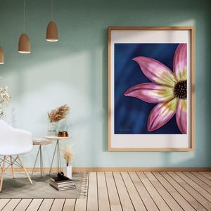 Flower Art Print Digital Painting Home Decor