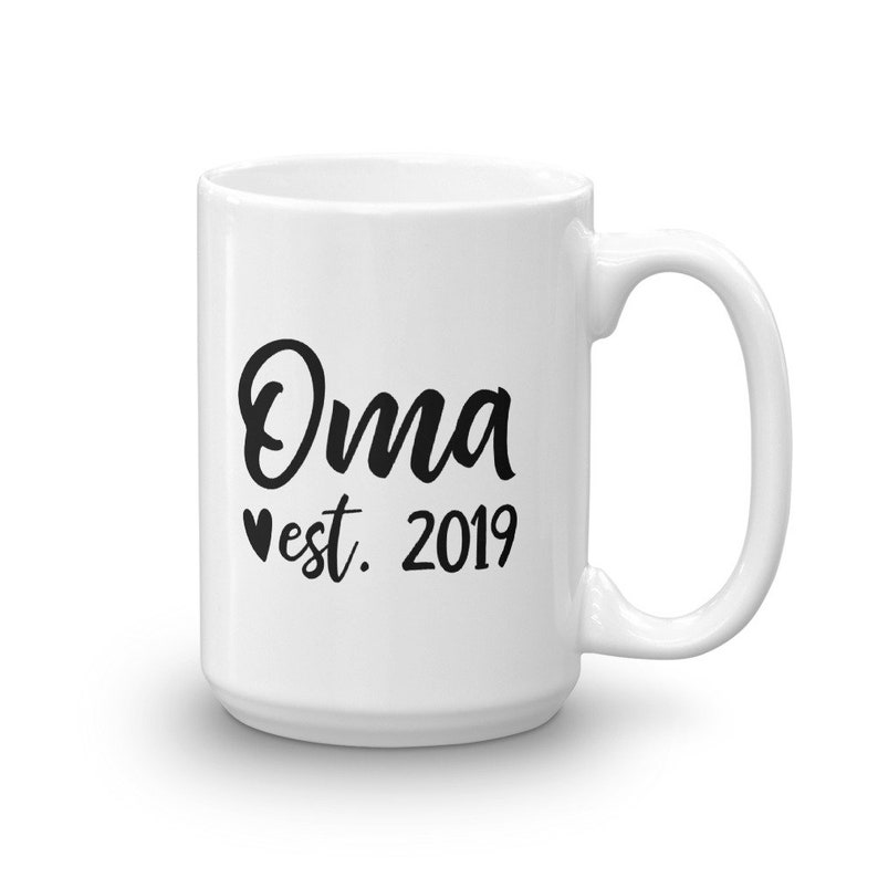 Oma Est. 2019 Oma Mug Oma Gifts Gifts for Oma Oma and Opa | Etsy