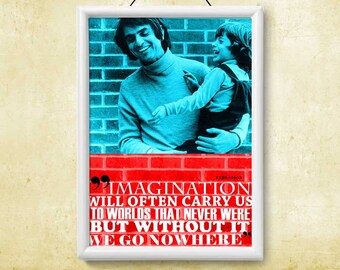 Printable Instant Download Poster Carl Sagan Quote Art Print Wall Popular