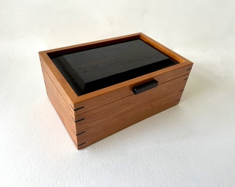 Jewelry Box, Wooden Jewelry Box, Handcrafted Wood Box, Keepsake Box
