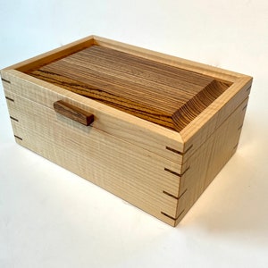 jewelry Box, Wooden Jewelry Box, Handcrafted Wood Box, Keepsake Box