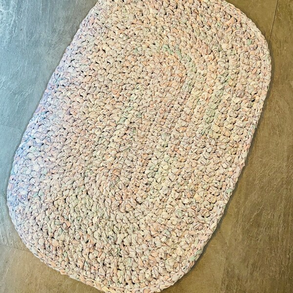 Oval Rag Rug - Etsy