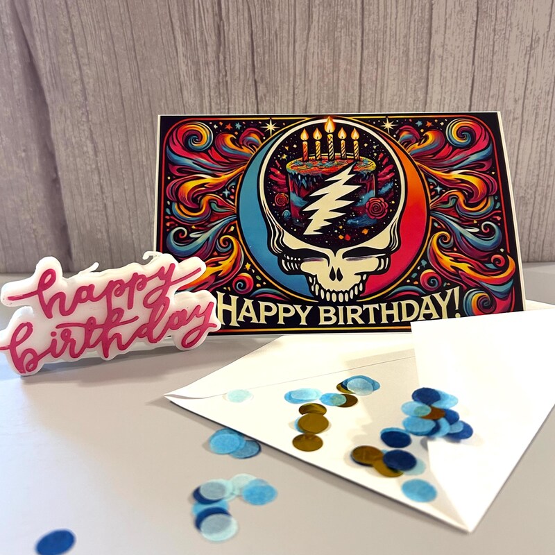 Grateful Dead Card - Etsy