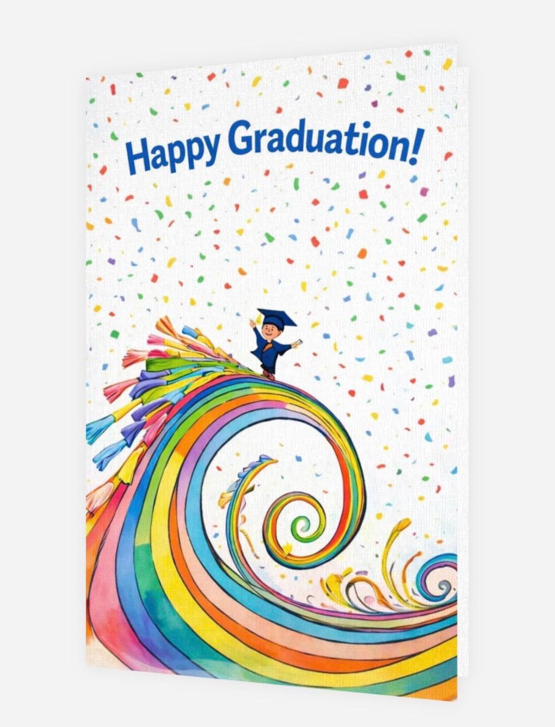 Happy Graduation Book Story Book Graduation Card ,inspirational Congrats - Etsy