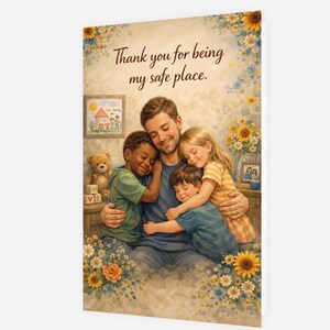 Foster Dad Fathers Day Card, Stepdad, Bonus Dad