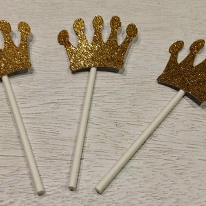 Princess Cupcake Topper, Crown Cupcake Toppers, Princess Party, Princess Birthday Party, Crowns