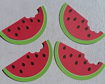 Watermelon Die Cuts, Watermelon Scrapbook, One in a Melon, Tutti Fruitti, Scrapbook Embellishment