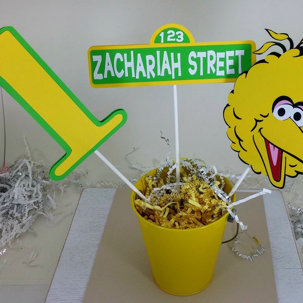 Sesame Street Centerpieces Etsy