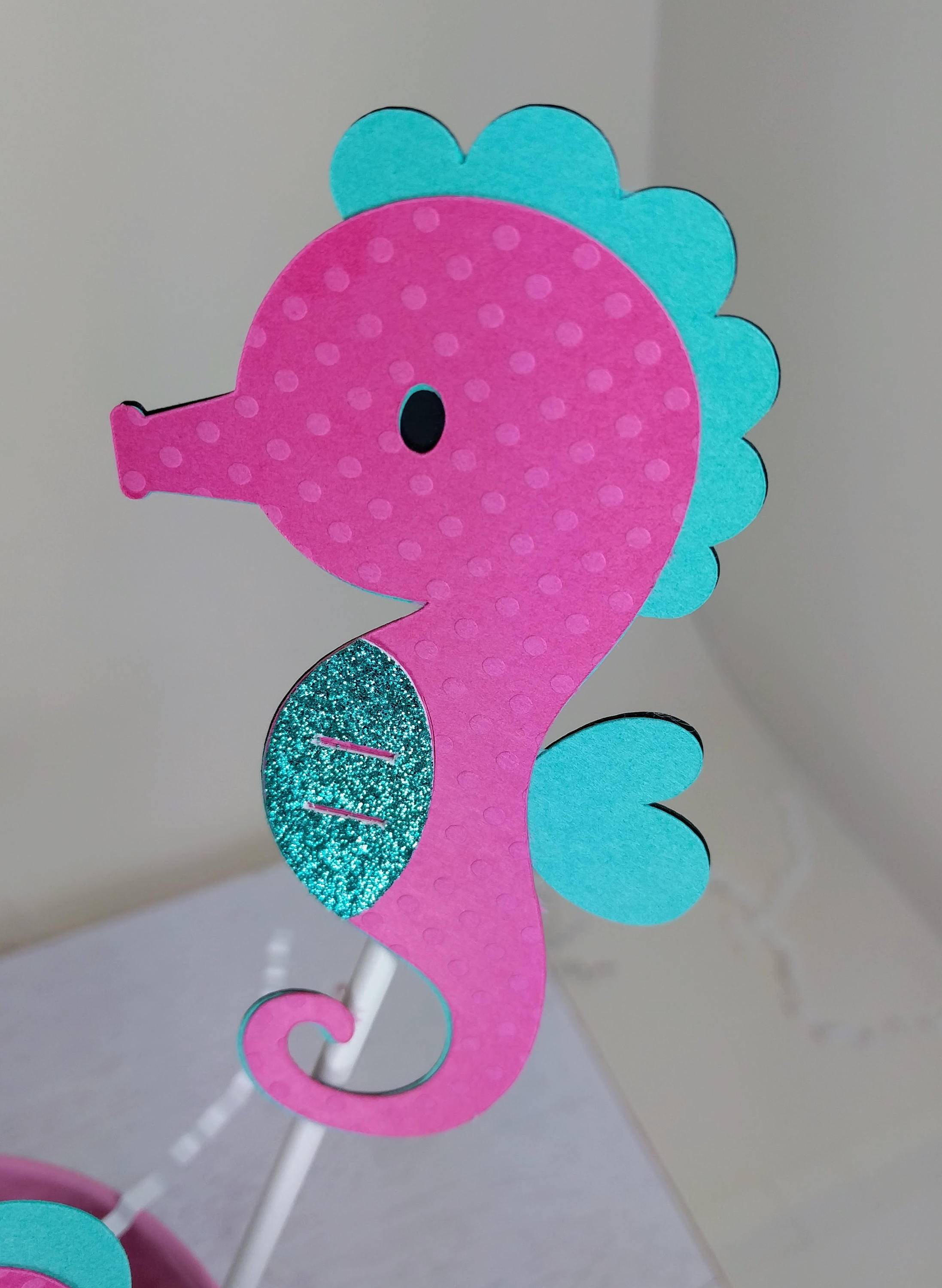 Unique 14" Mermaid Centerpiece Decoration – Multicolor Honeycomb Table Decor For Under-the-Sea Parties - View #10