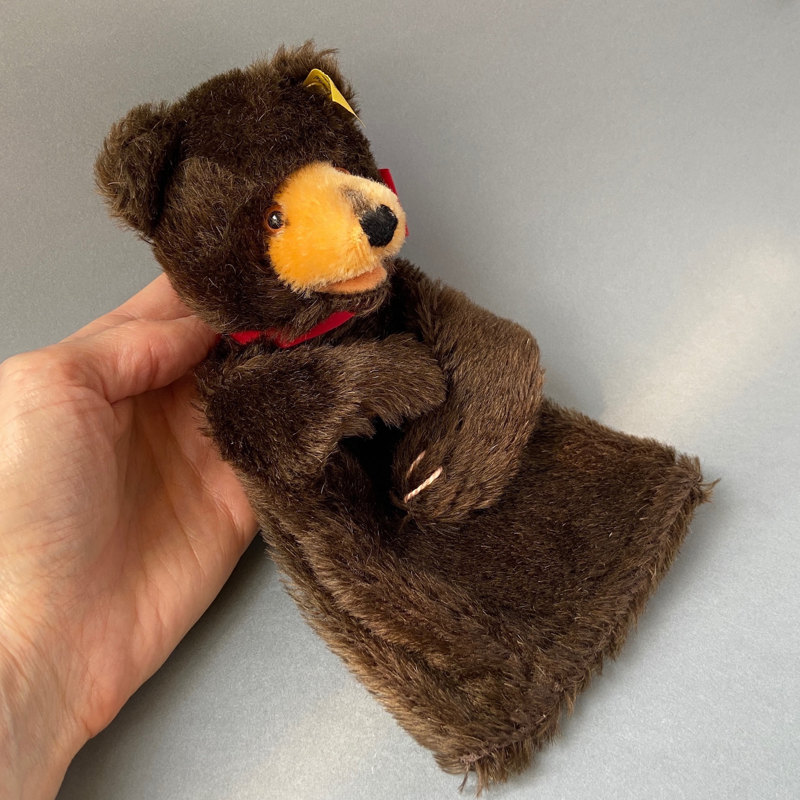 STEIFF Teddy BEAR Hand Puppet 196878 Etsy