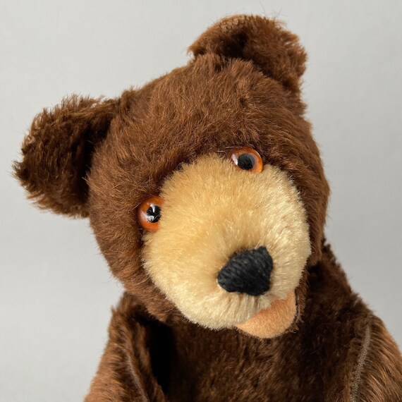 STEIFF Teddy BEAR Hand Puppet 1950s Etsy