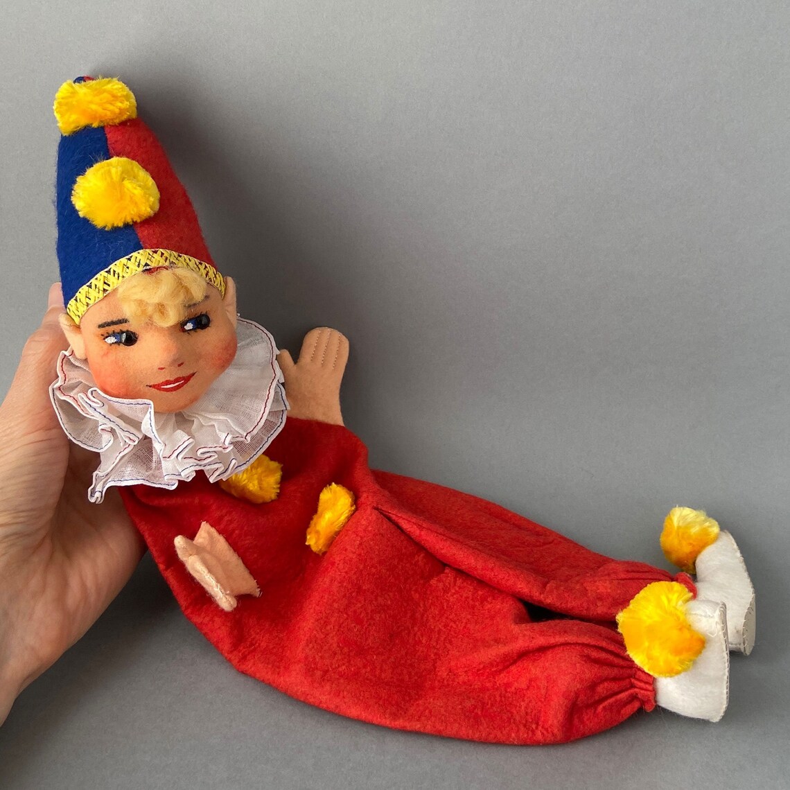 Rare Else Hecht Lady Jester Hand Puppet 1920-30s German Doll | Etsy