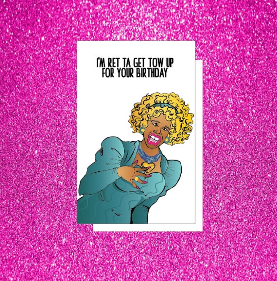 Wanda In Living Color Birthday Card: Funny Birthday Card | Etsy