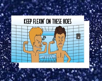 Beavis and Butthead Birthday Card: (Pop Culture, MTV, Funny Birthday Card, 90's)