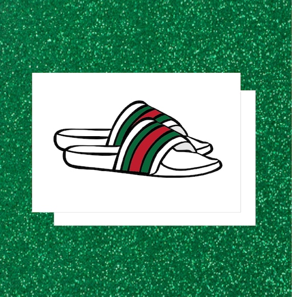 etsy gucci flip flops