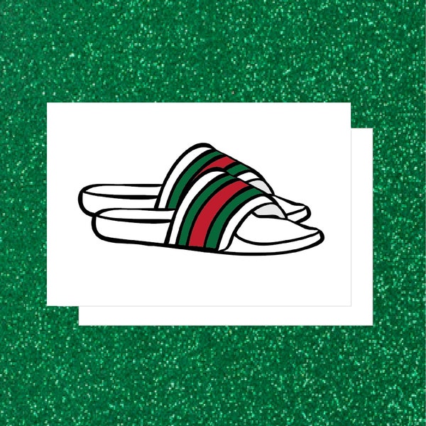 Gucci Flip Flop Card (Hip Hop Card)