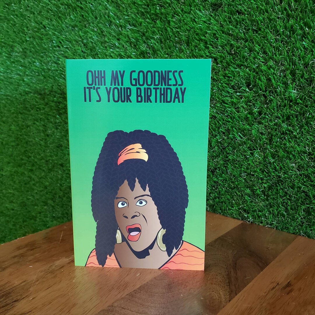 90 s tv show birthday card black culture card funny greeting card etsy