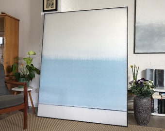 Abstrakte Malerei auf Leinwand, abstrakte Malerei, canvas painting, acrylic painting, minimalistische Kunst, Großformat, 120cm x 150cm