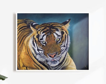 Majesty Tiger Art Print - 16" x 20" Poster Art Print of Original Painting