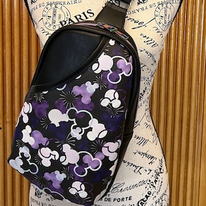 100th-fetti Disney sling bag | Mickey and Minnie sling