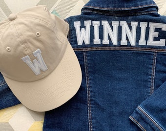 Flair Duo—Personalized Jean Jacket & Baseball Cap