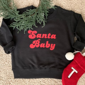 Santa Baby Crewneck Sweatshirt, Kids Crewneck, Christmas Sweatshirt